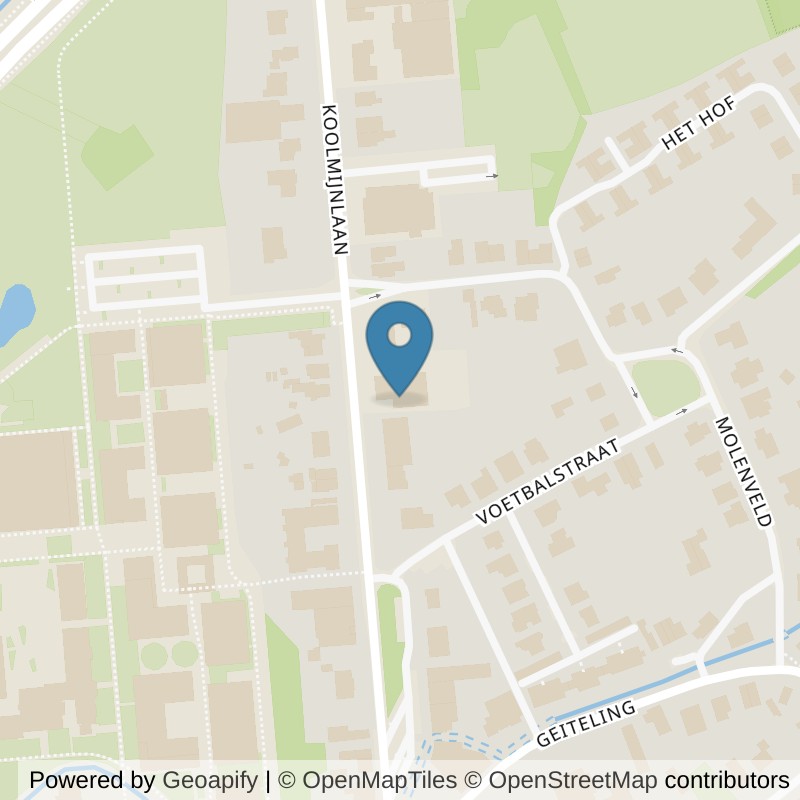 Map: location of Basic-Fit Beringen in Beringen