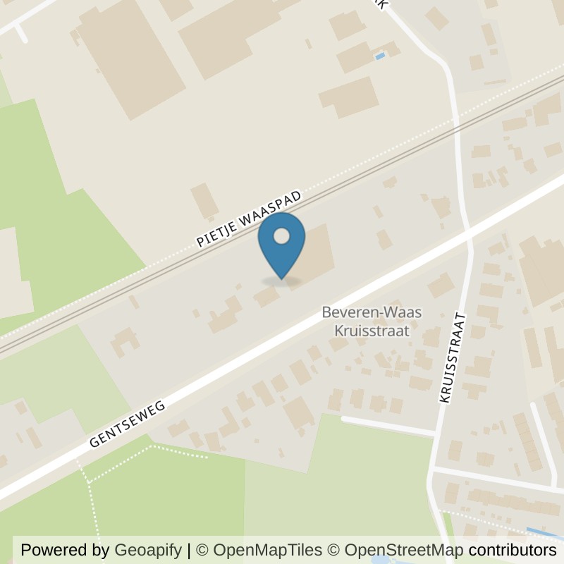 Map: location of Basic-Fit Beveren Gentseweg 24/7 in Beveren
