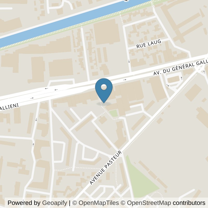 Map: location of Basic-Fit Bondy Avenue Galliéni 164 24/7 in Bondy