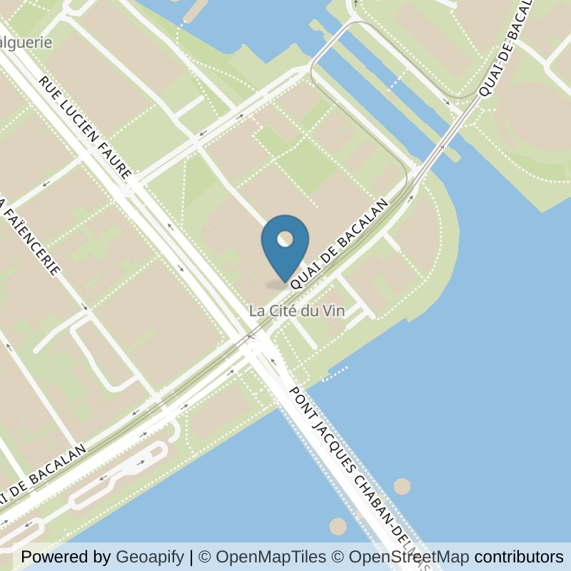 Map: location of Basic-Fit Bordeaux Quai de Bacalan in Bordeaux