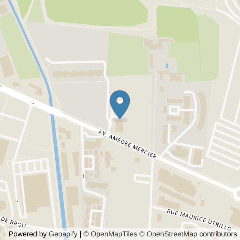 Map: location of Basic-Fit Bourg-en-Bresse Avenue Amédée Mercier 24/7 in Bourg-en-Bresse