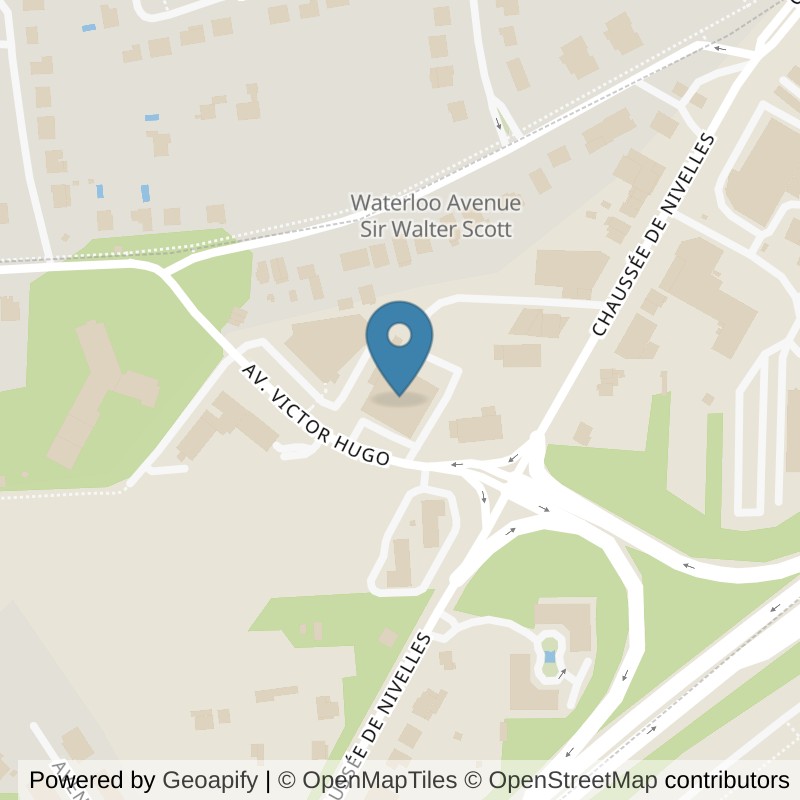 Map: location of Basic-Fit Braine l’Alleud Victor Hugo 24/7 in Braine L’Alleud