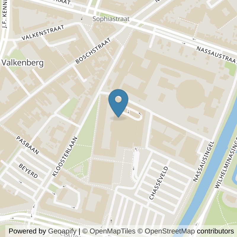 Map: location of Basic-Fit Breda Chasseveld 24/7 in Breda