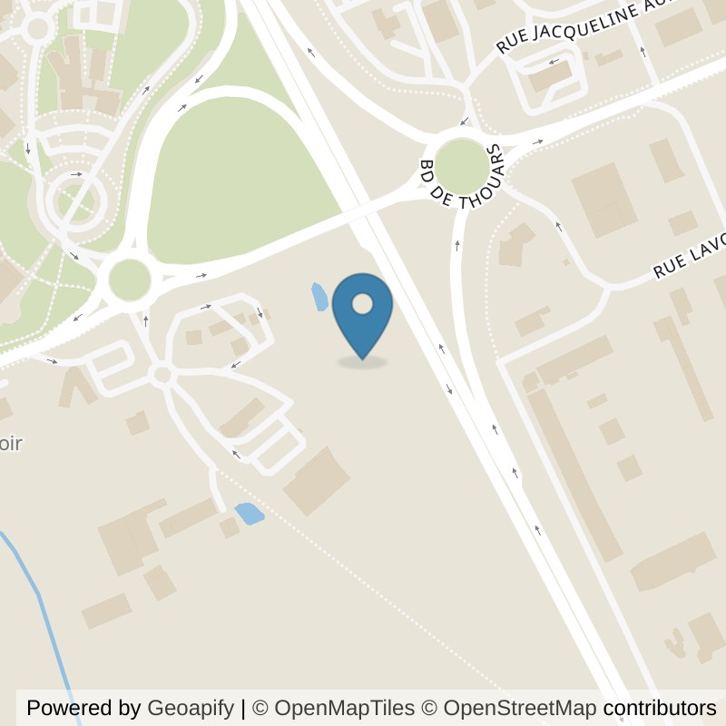 Map: location of Basic-Fit Bressuire rue Jean Giono in Bressuire