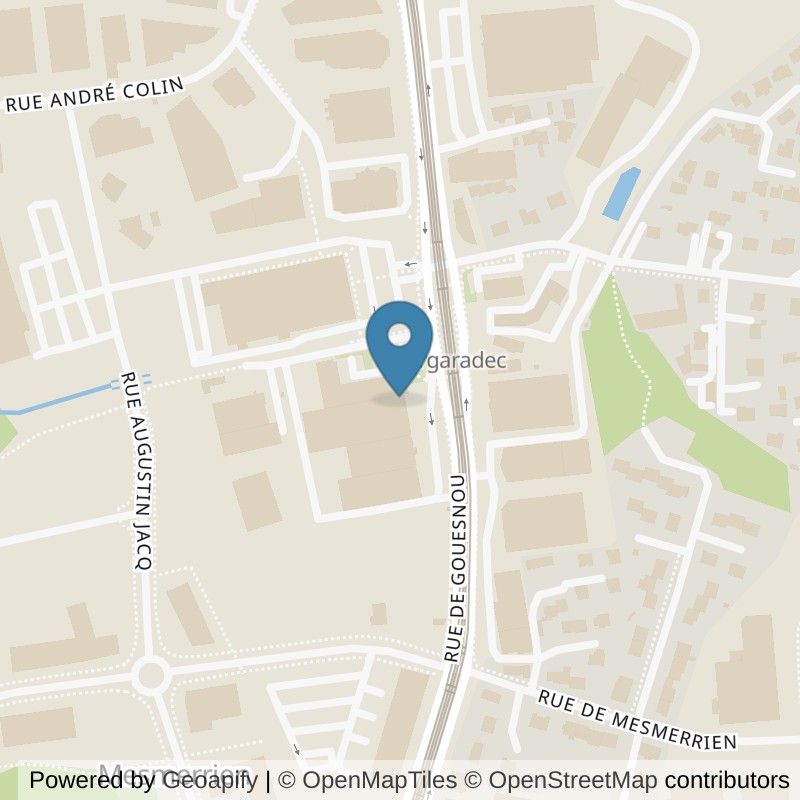 Map: location of Basic-Fit Brest Rue de Gouesnou in Brest