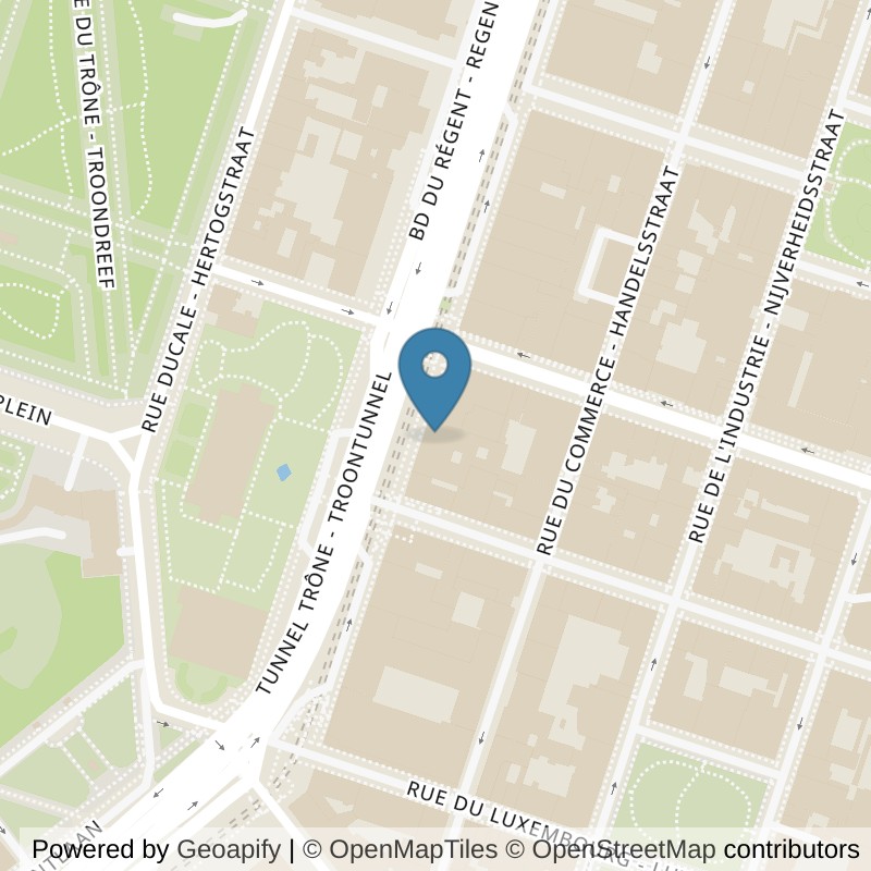 Map: location of Basic-Fit Brussels Arts-Loi 24/7 in Brussel