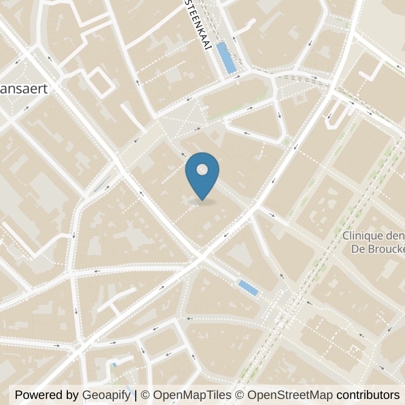 Map: location of Basic-Fit Brussels Rue Antoine Dansaert Ladies in Brussel