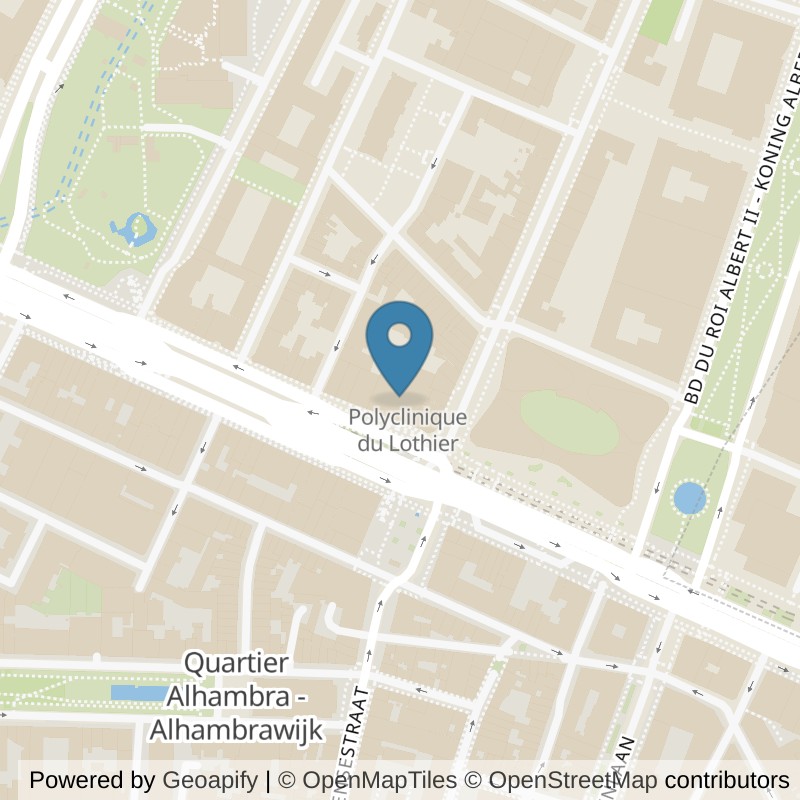 Map: location of Basic-Fit Brussels Yser 24/7 in Brussel