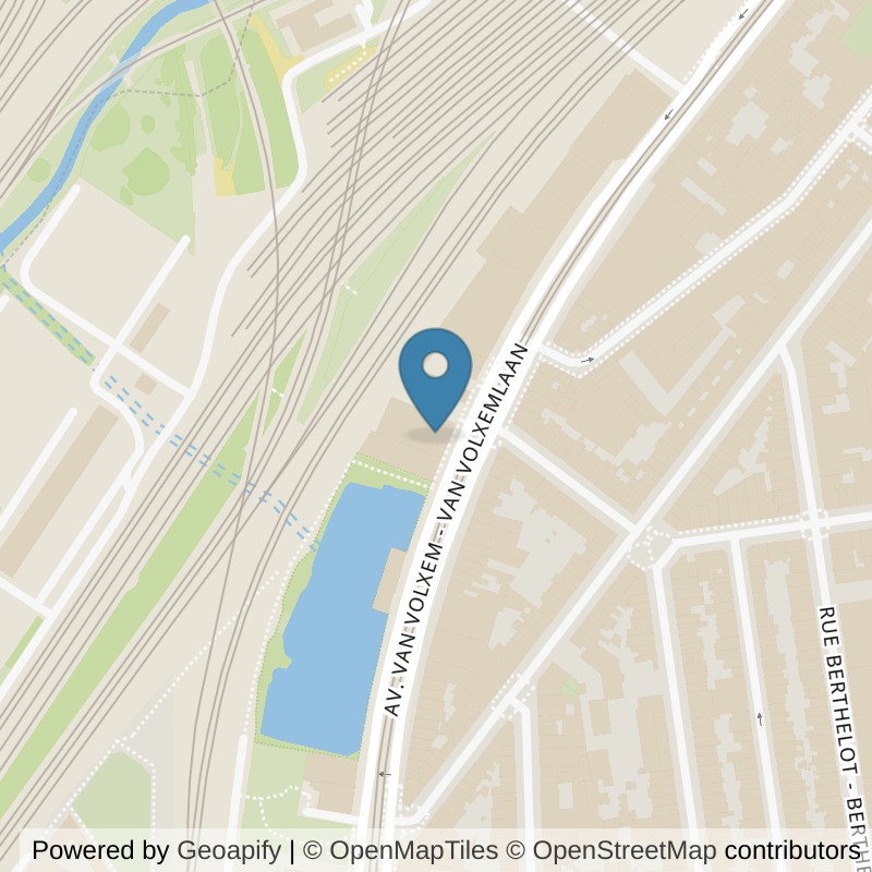 Map: location of Basic-Fit Brussels Forest Avenue van Volxem 24/7 in Forest