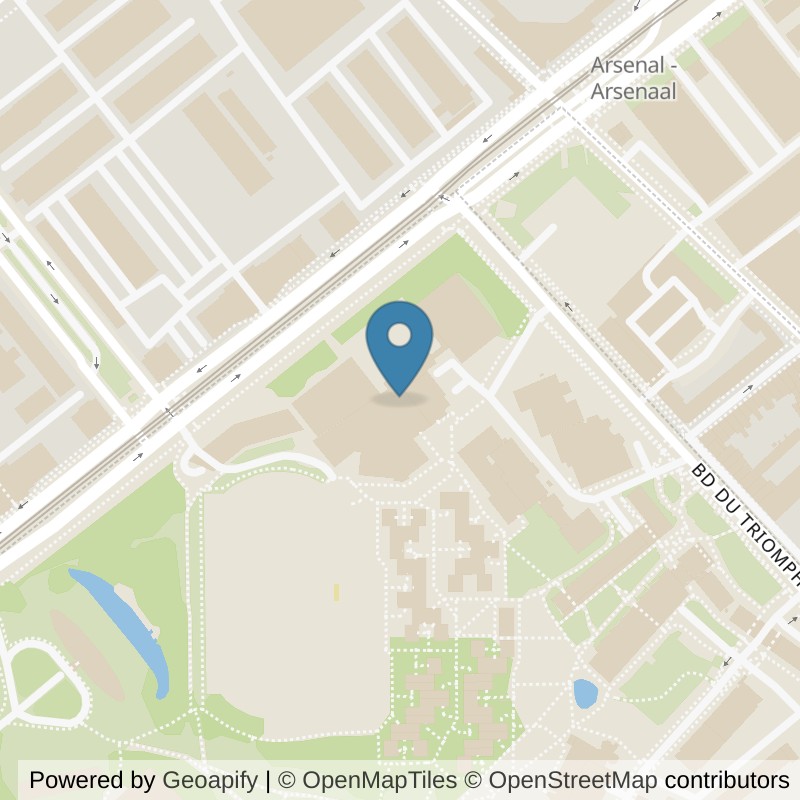 Map: location of Basic-Fit Brussels Ixelles VUB 24/7 in Ixelles