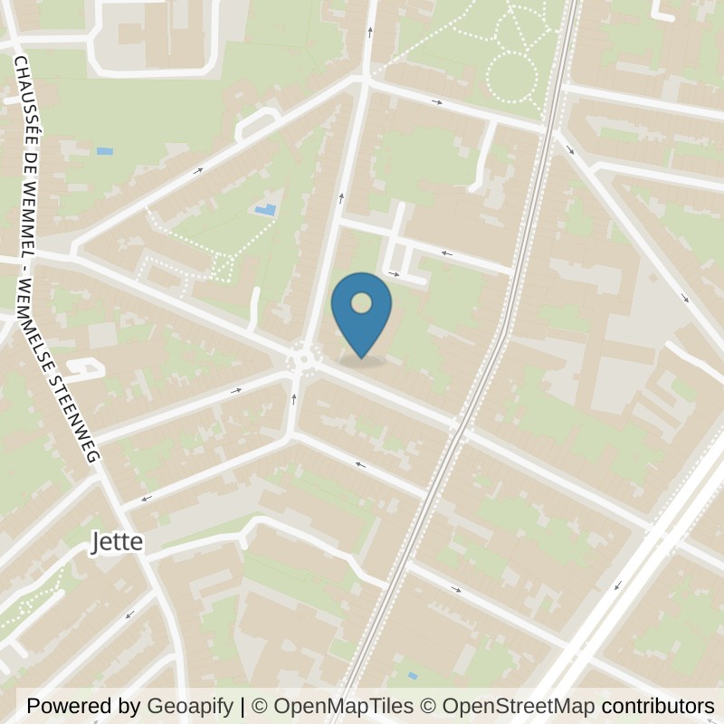 Map: location of Basic-Fit Brussels Jette Henri Werrie in Jette