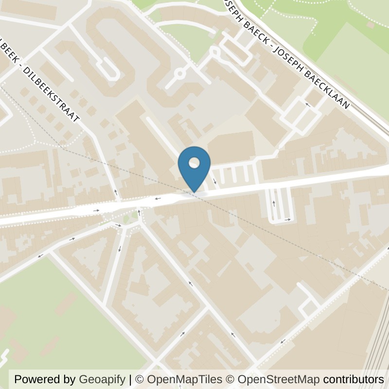 Map: location of Basic-Fit Brussels Molenbeek Ch. de Ninove Ladies in Molenbeek