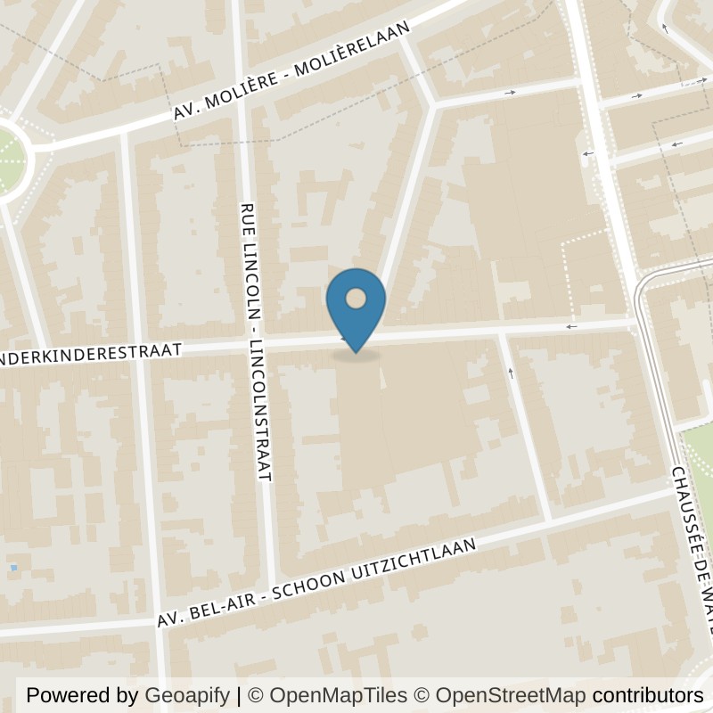 Map: location of Basic-Fit Brussels Uccle Bascule 24/7 in Uccle