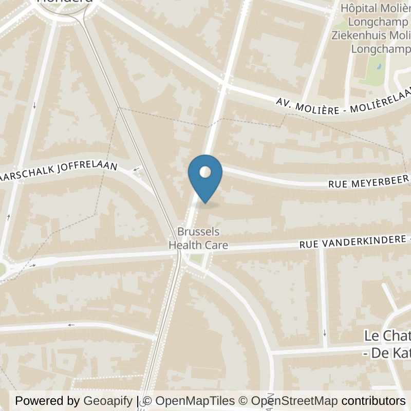 Map: location of Basic-Fit Brussels Uccle Ch. d’Alsemberg in Uccle