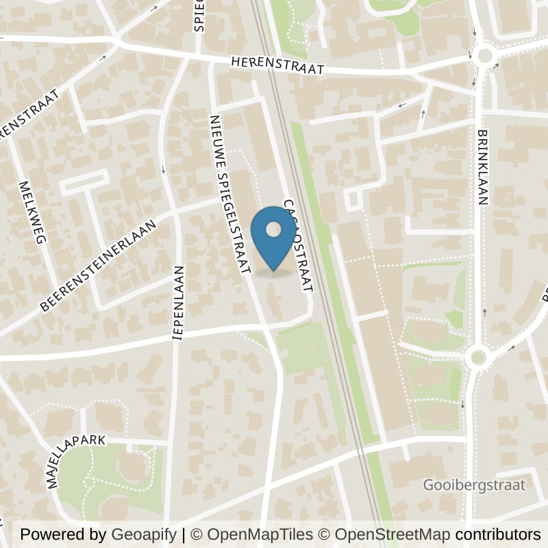 Map: location of Basic-Fit Bussum Nieuwe Spiegelstraat 24/7 in Bussum