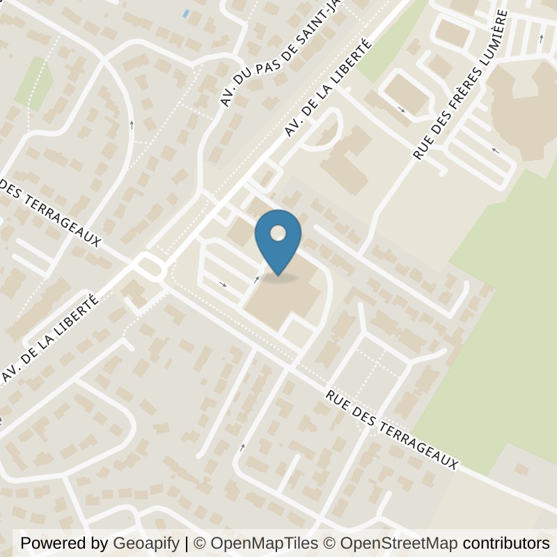 Map: location of Basic-Fit Buxerolles Avenue de la Liberté 298 24/7 in Buxerolles