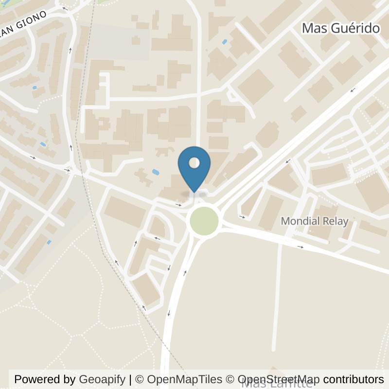 Map: location of Basic-Fit Cabestany Avenue André Ampère in Cabestany