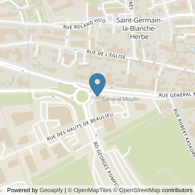 Map: location of Basic-Fit Caen Boulevard Georges Pompidou 80 24/7 in Caen