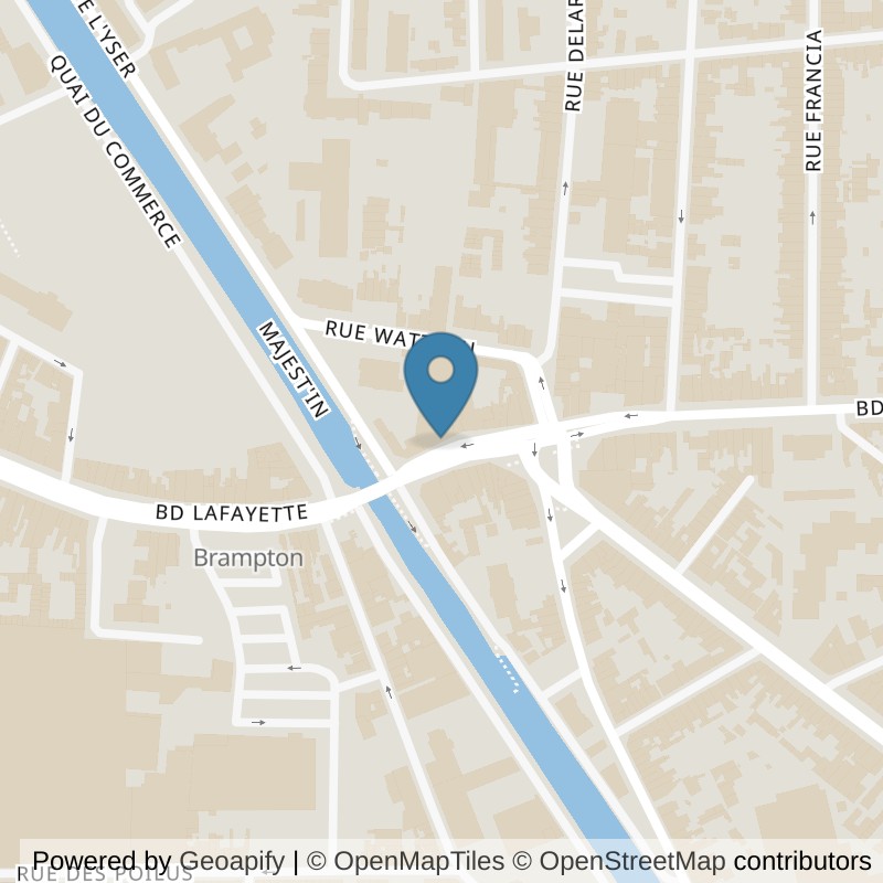 Map: location of Basic-Fit Calais Boulevard de l'Égalité in Calais