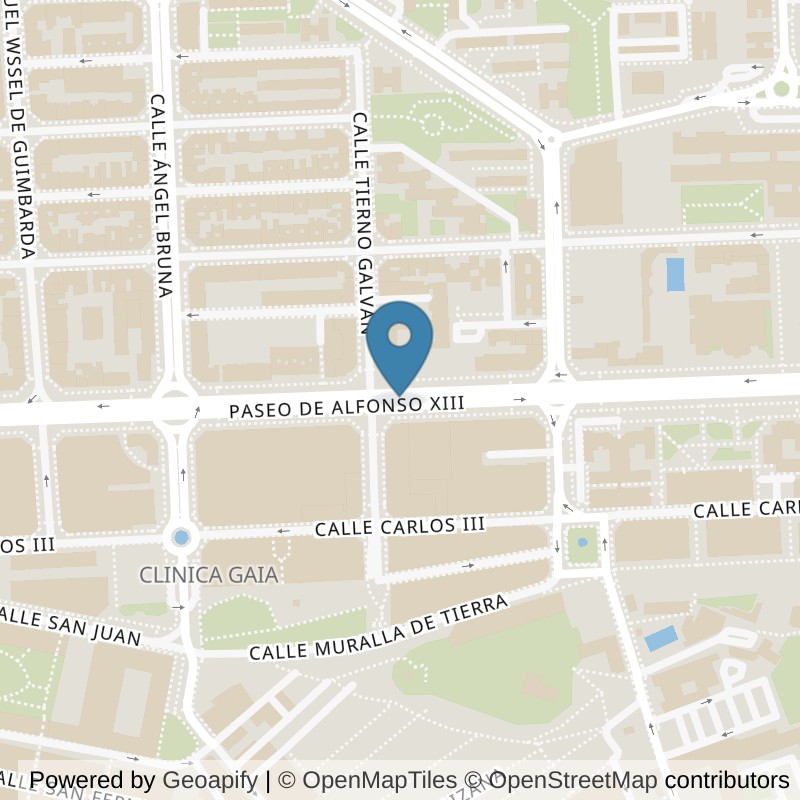 Map: location of Basic-Fit Paseo Alfonso XIII Cartagena in Cartagena