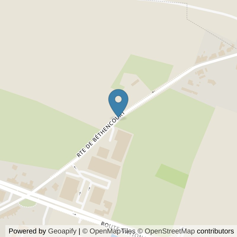 Map: location of Basic-Fit Caudry Route de Béthencourt Centre Commercial Les Quarante 24/7 in Caudry