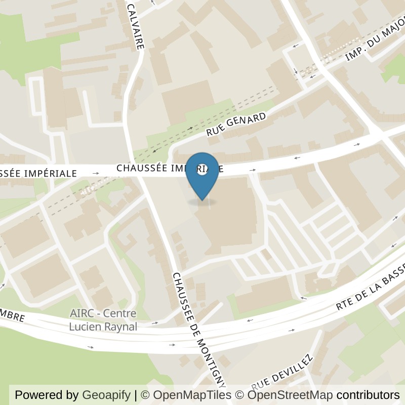 Map: location of Basic-Fit Charleroi Gilly Chaussee Imperiale 24/7 in Gilly