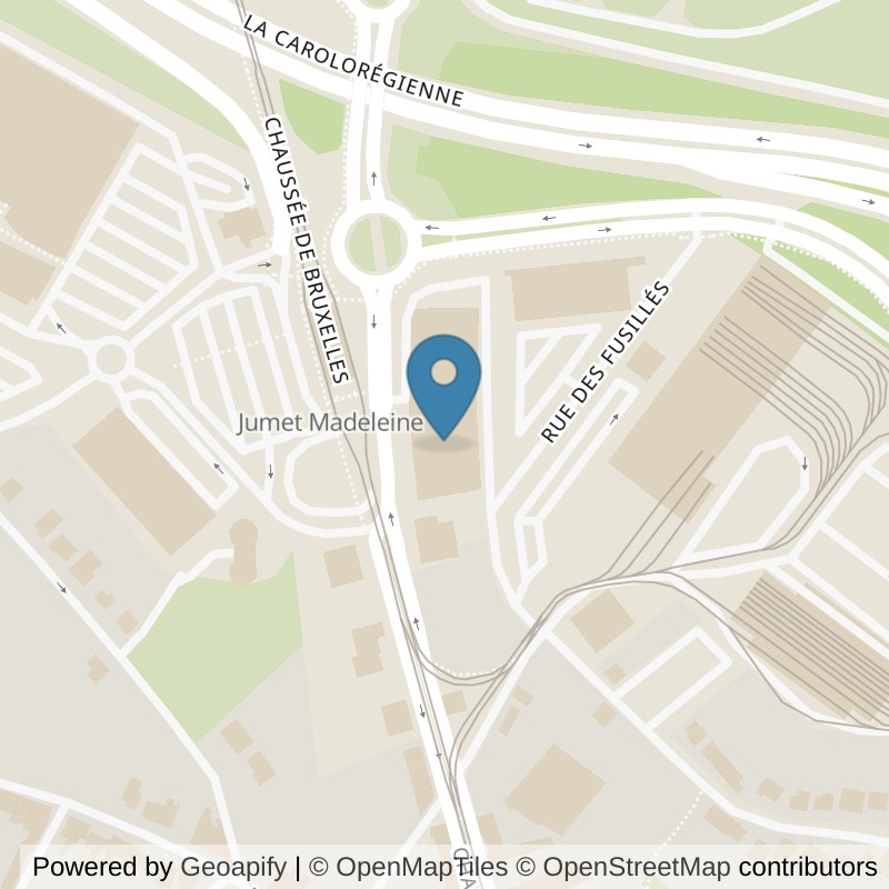 Map: location of Basic-Fit Charleroi Jumet Chaussee de Bruxelles 24/7 in Jumet