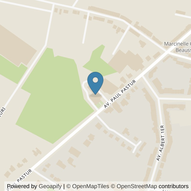 Map: location of Basic-Fit Charleroi Mont-Sur-Marchienne Av. Paul Pastur 24/7 in Mont-Sur-Marchienne