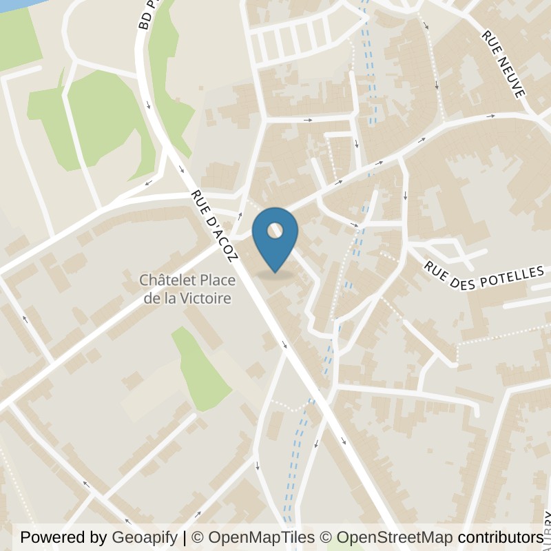 Map: location of Basic-Fit Chatelet Rue d’Acoz 24/7 in Chatelet