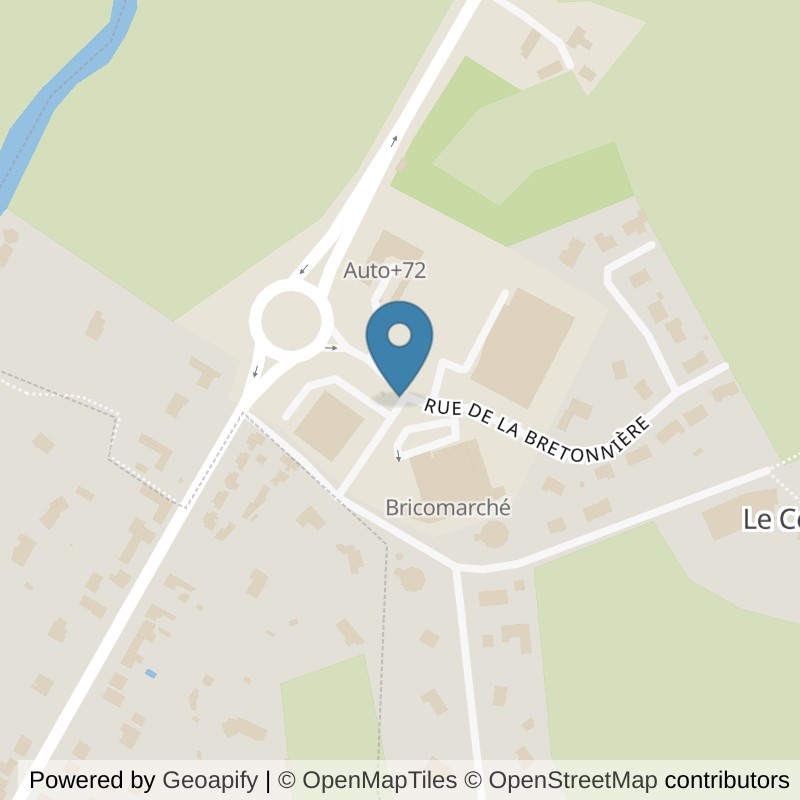Map: location of Basic-Fit Cherreau rue de la Bretonnière 0 in Cherreau