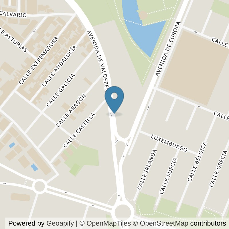 Map: location of Basic-Fit Avenida de Valdepeñas Ciudad Real in Ciudad Real