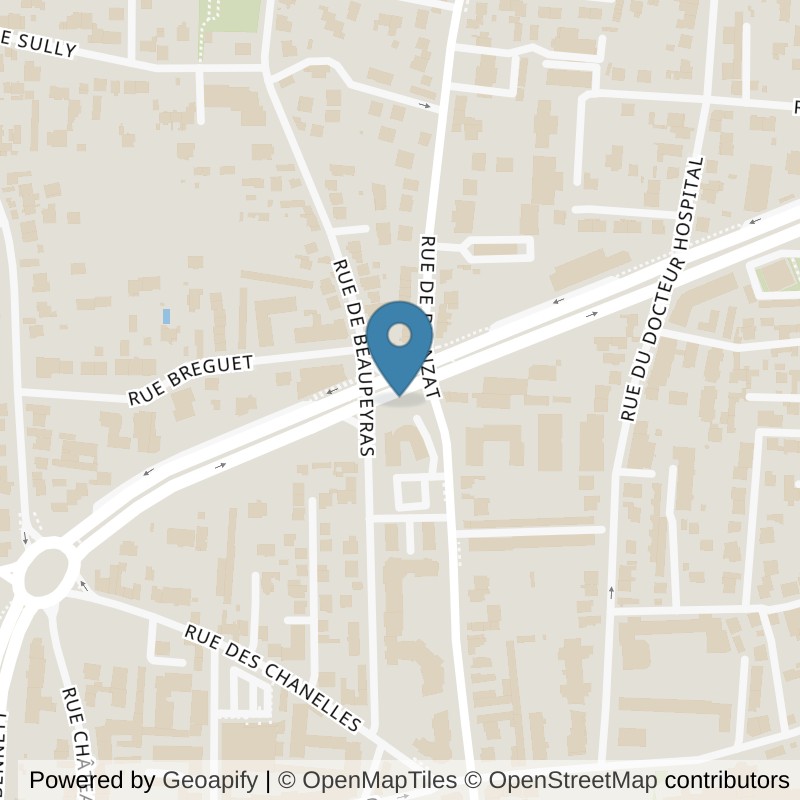 Map: location of Basic-Fit Clermont-Ferrand Boulevard Maurice Pourchon 64 in Clermont Ferrand