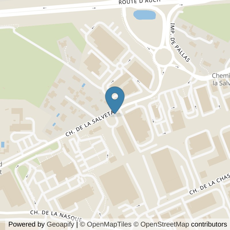 Map: location of Basic-Fit Colomiers Chemin de la Salvetat 24/7 in Colomiers