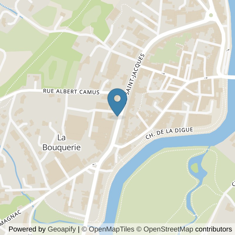 Map: location of Basic-Fit Condom Boulevard Saint Jacques 36 in Condom