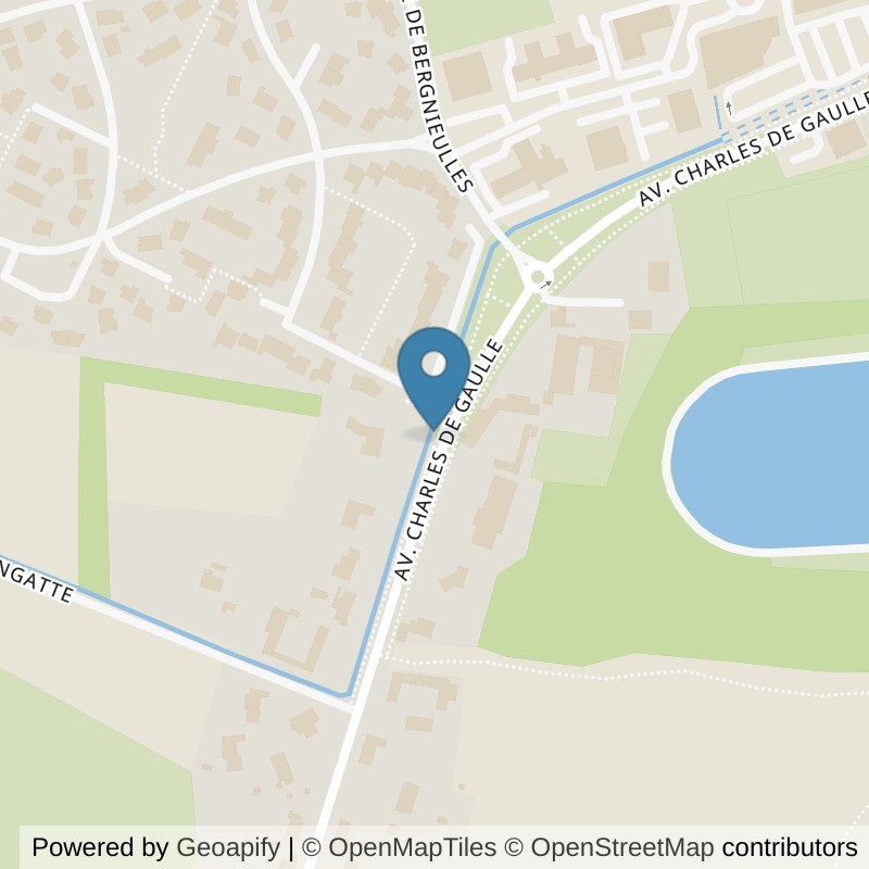 Map: location of Basic-Fit Coquelles Avenue Charles de Gaulle in Coquelles