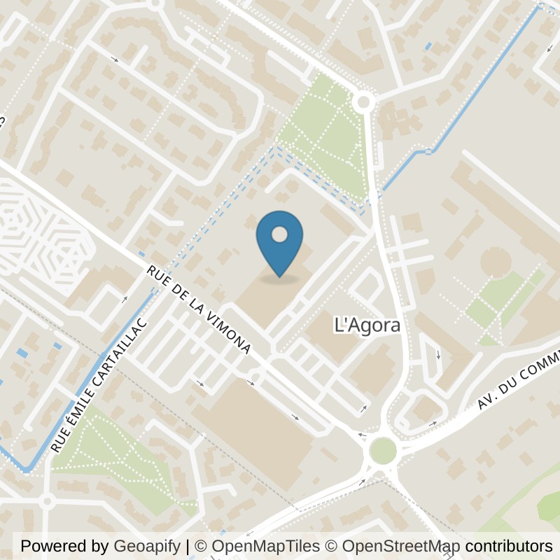 Map: location of Basic-Fit Cugnaux Rue de la Vimona in Cugnaux