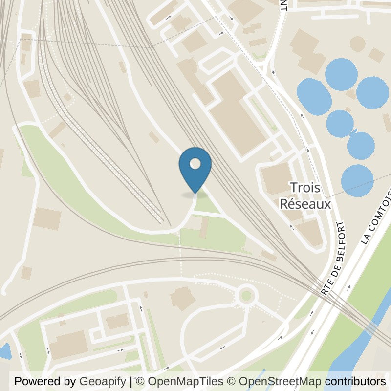 Map: location of Basic-Fit Danjoutin Avenue de la République 24/7 in Danjoutin
