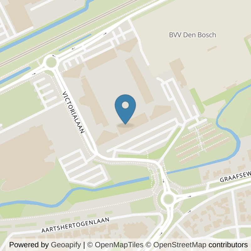Map: location of Basic-Fit Den Bosch Victorialaan 24/7 in Den Bosch