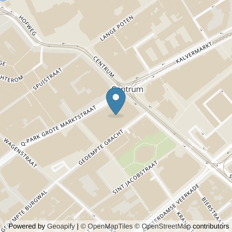 Map: location of Basic-Fit Den Haag Grote Marktstraat 24/7 in Den Haag