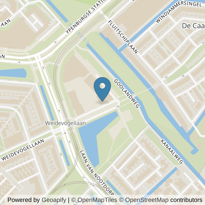 Map: location of Basic-Fit Den Haag Kiekendiefstraat 24/7 in Den Haag