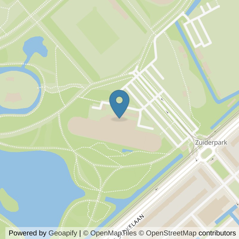 Map: location of Basic-Fit Den Haag Zuiderpark in Den Haag