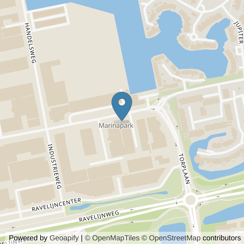Map: location of Basic-Fit Den Helder Industrieweg 24/7 in Den Helder