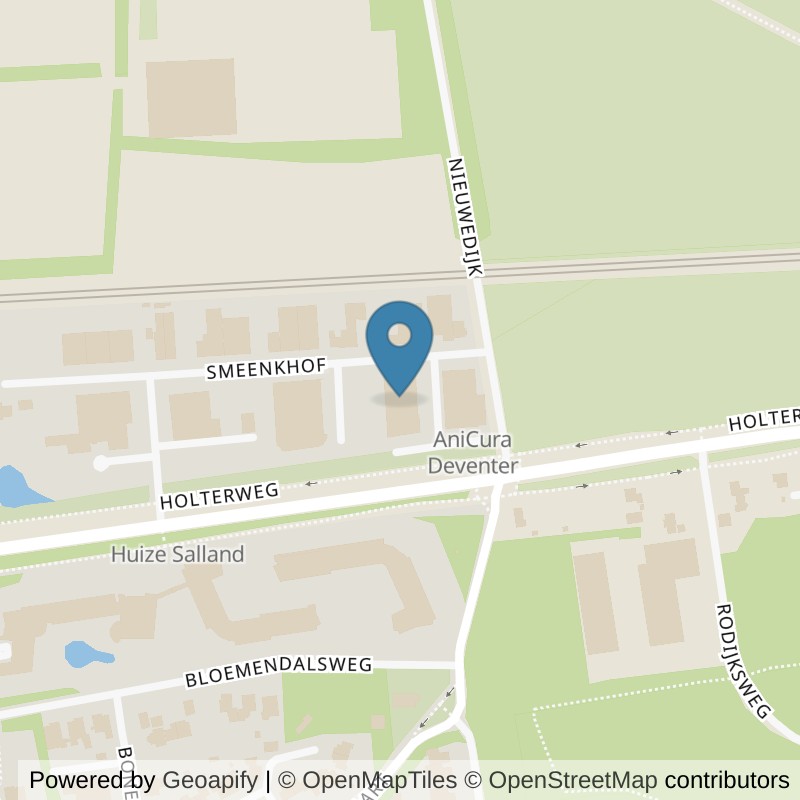 Map: location of Basic-Fit Deventer Smeenkhof in Deventer