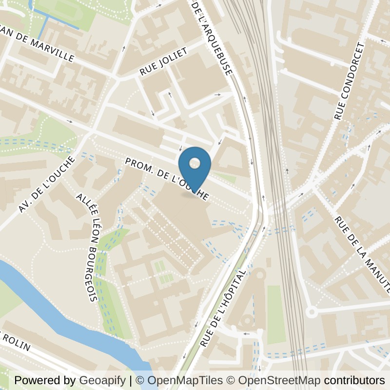 Map: location of Basic-Fit Dijon Rue du Faubourg Raines 3 in Dijon