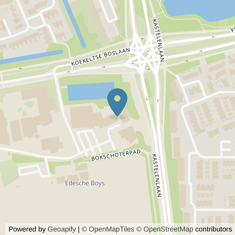 Map: location of Basic-Fit Ede Peppelensteeg 24/7 in Ede