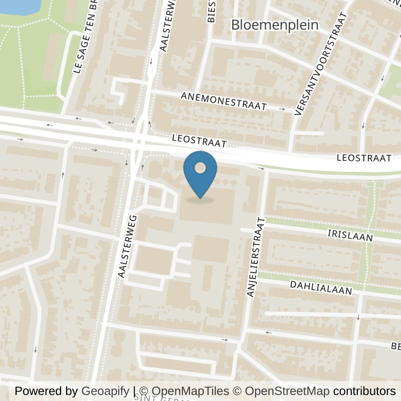 Map: location of Basic-Fit Eindhoven Aalsterweg 24/7 in Eindhoven