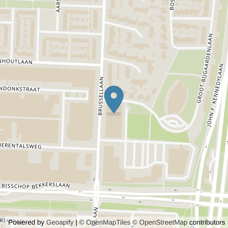 Map: location of Basic-Fit Eindhoven Brussellaan 24/7 in Eindhoven