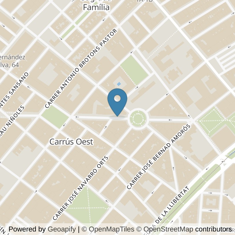 Map: location of Basic-Fit Carrer José García Ferrández 17 Elche in Elche