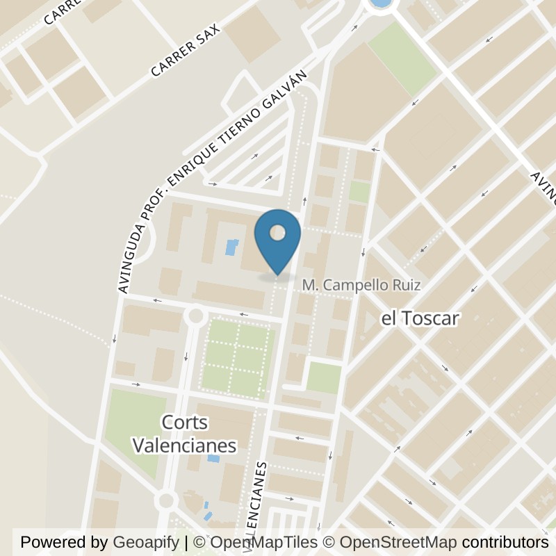 Map: location of Basic-Fit Carrer Costa Rica 1 Elche in Elche