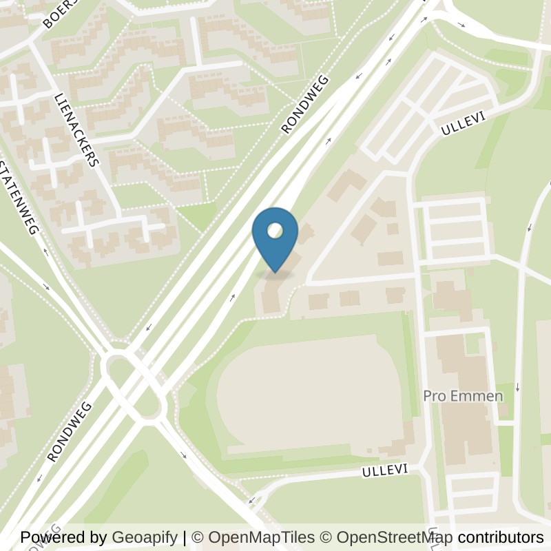 Map: location of Basic-Fit Emmen Bislett 24/7 in Emmen